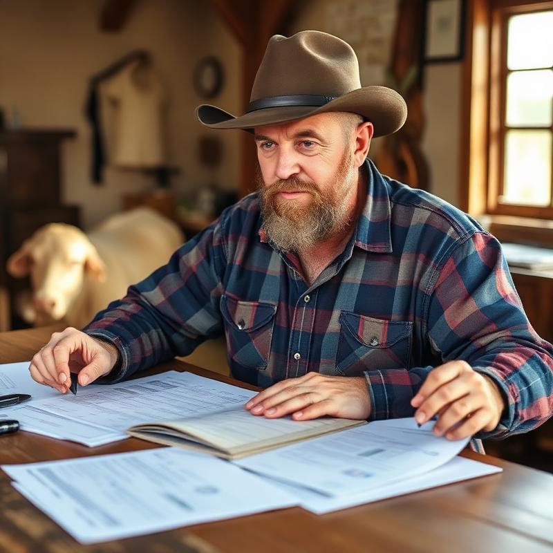 Shepherd using tracking app